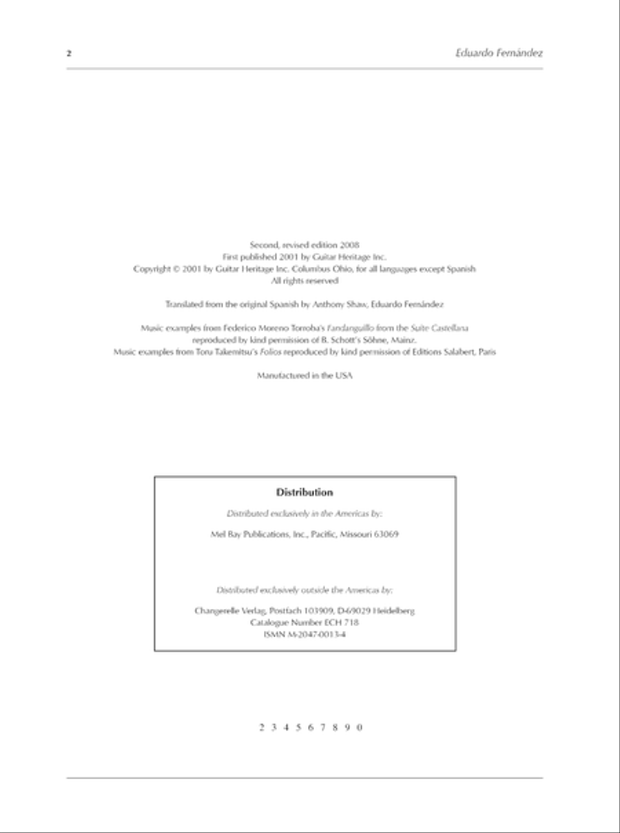 Eduardo Fernandez: Technique, Mechanism, Learning Acoustic Guitar scores gallery preview page 8