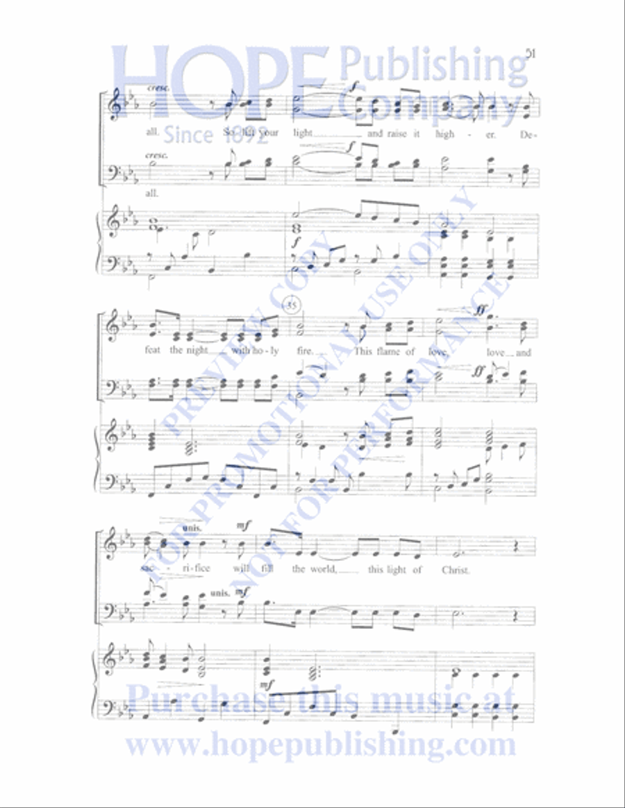 By Heaven's Light By Heaven's Light Choir scores gallery preview page 52