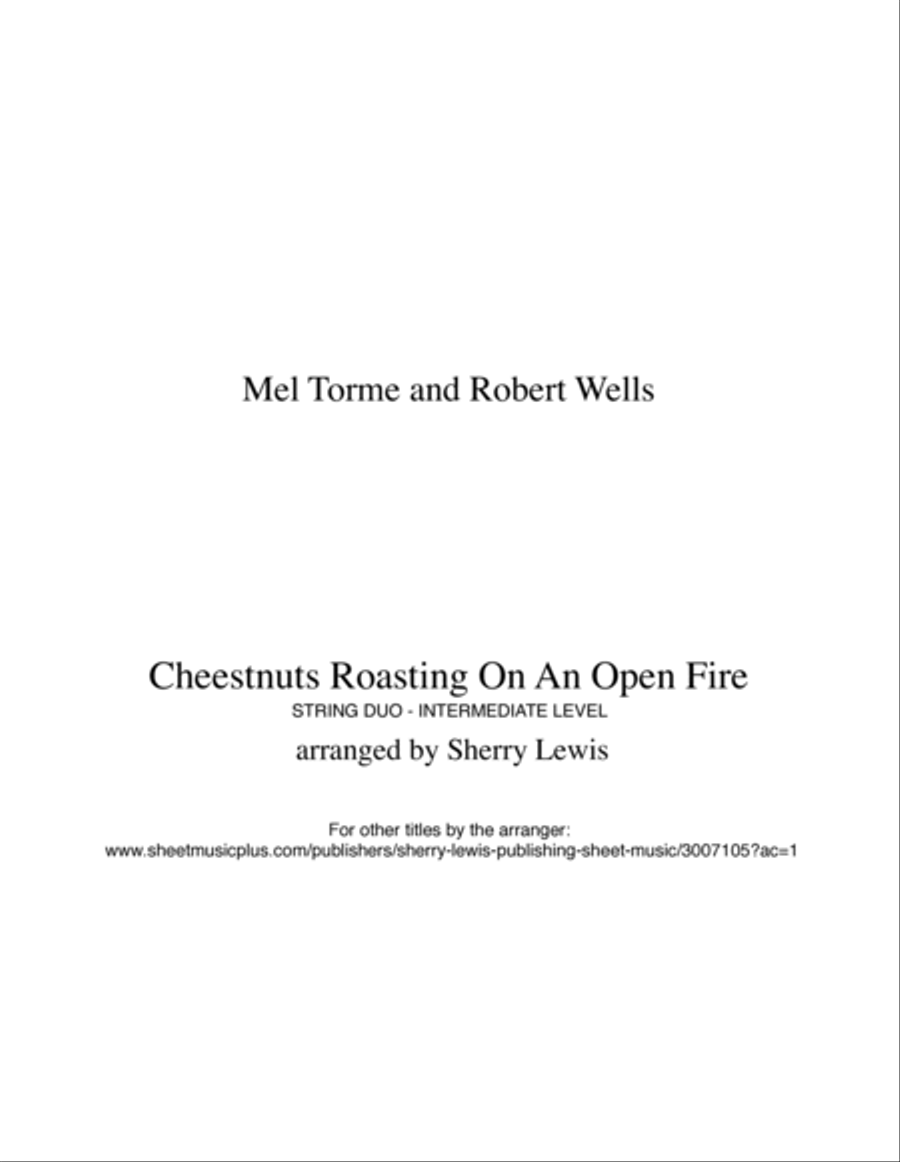 The Christmas Song (Chestnuts Roasting On An Open Fire) String Duet scores gallery preview page 2