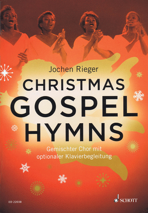 Book cover for Christmas Gospel Hymns Satb/piano