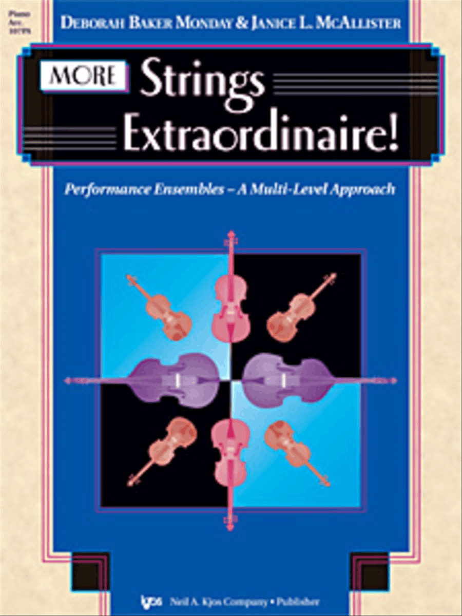 More Strings Extraordinaire! - Piano Accompaniment Orchestra scores gallery preview page 1