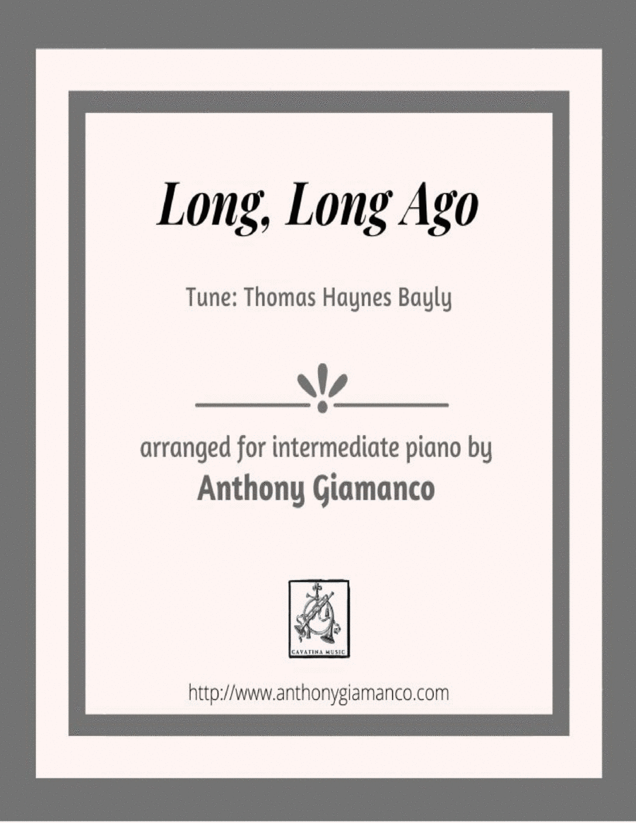 Long, Long Ago (piano solo) image number null