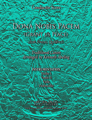 Dona Nobis Pacem (for String Quartet)