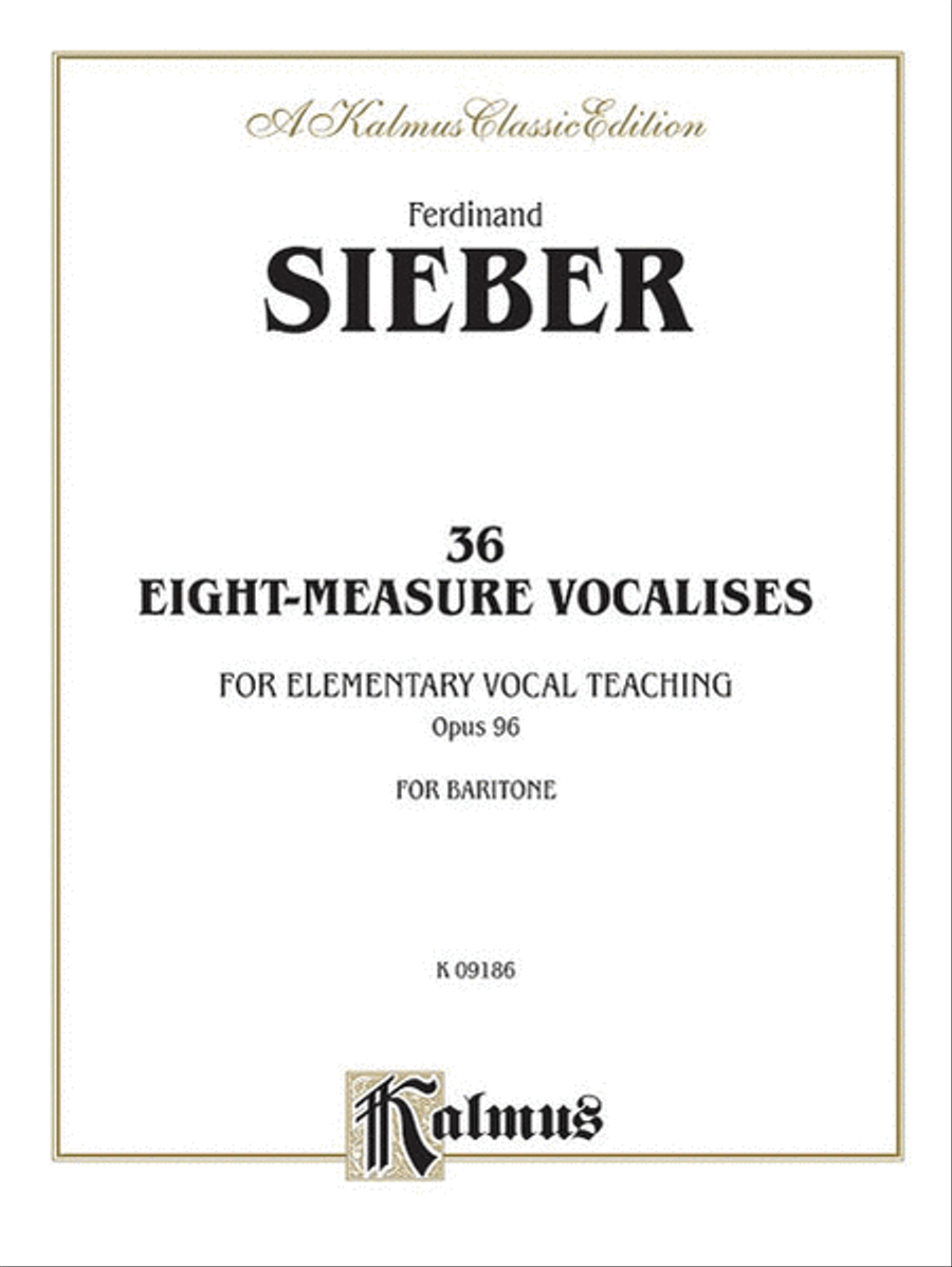 36 Eight-Measure Vocalises for Elementary Teaching Voice scores gallery preview page 1