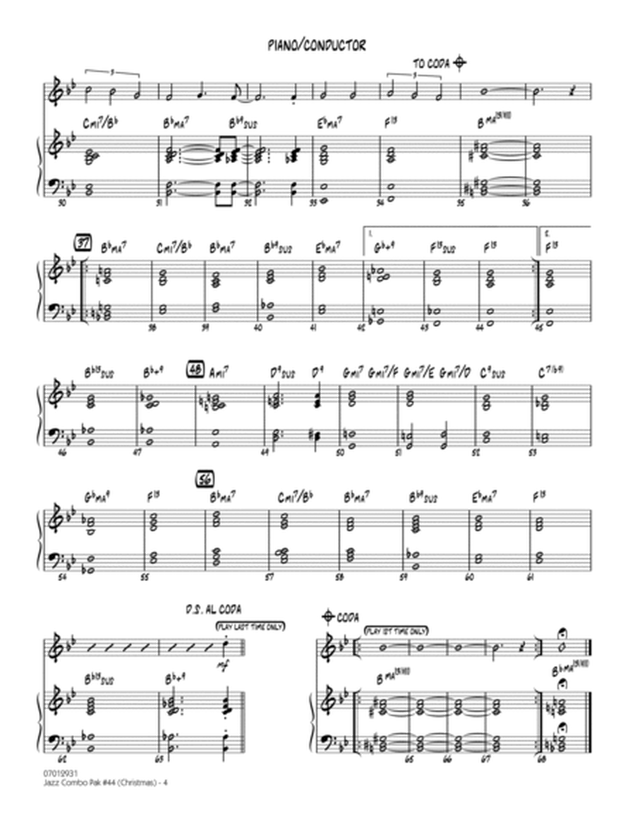 Jazz Combo Pak #44 (Christmas) - Piano/Conductor