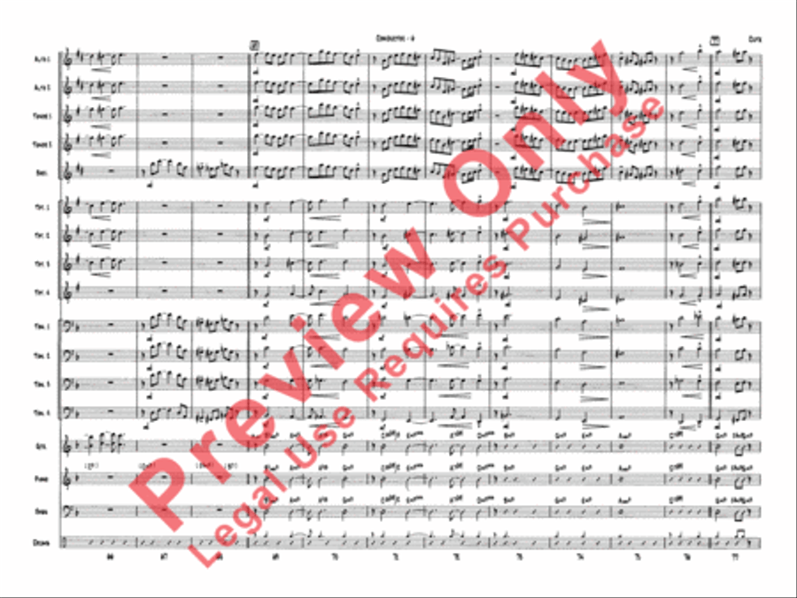 Cute Cute Jazz Ensemble scores gallery preview page 8