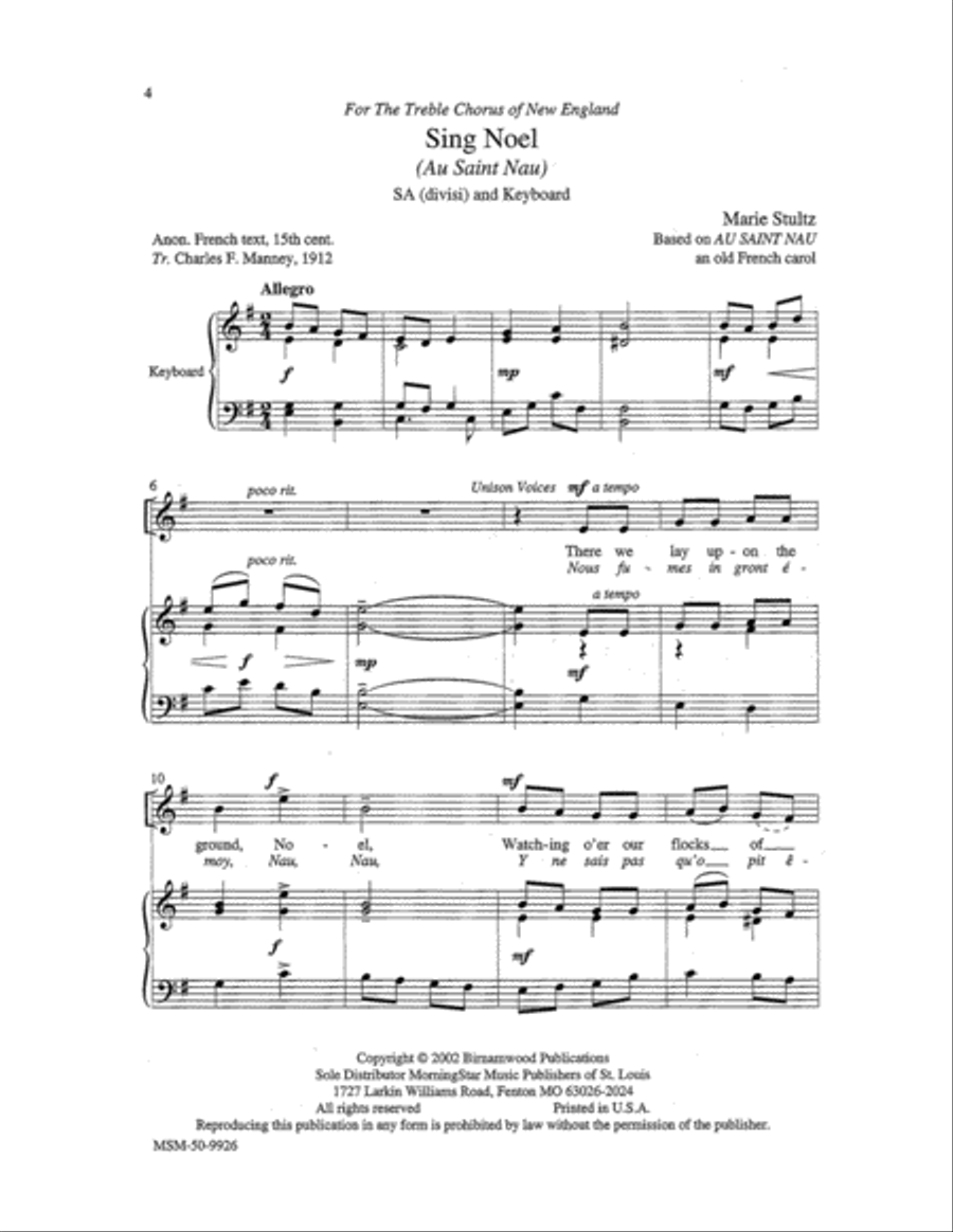 Sing Noel SA scores gallery preview page 2