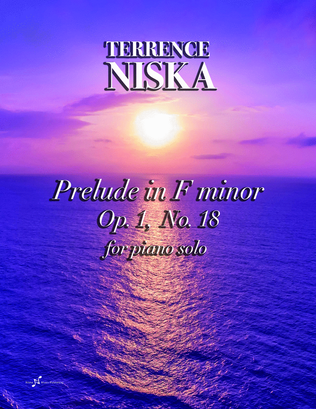 Book cover for Prelude in F minor, Op. 1, No. 18