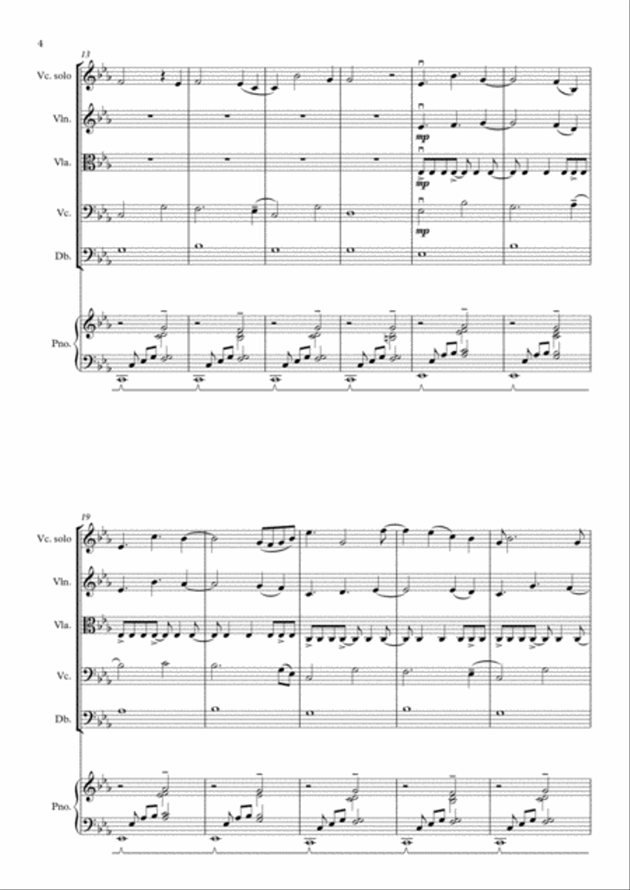 Relaxation Drift Relaxation Drift Piano Quartet scores gallery preview page 4