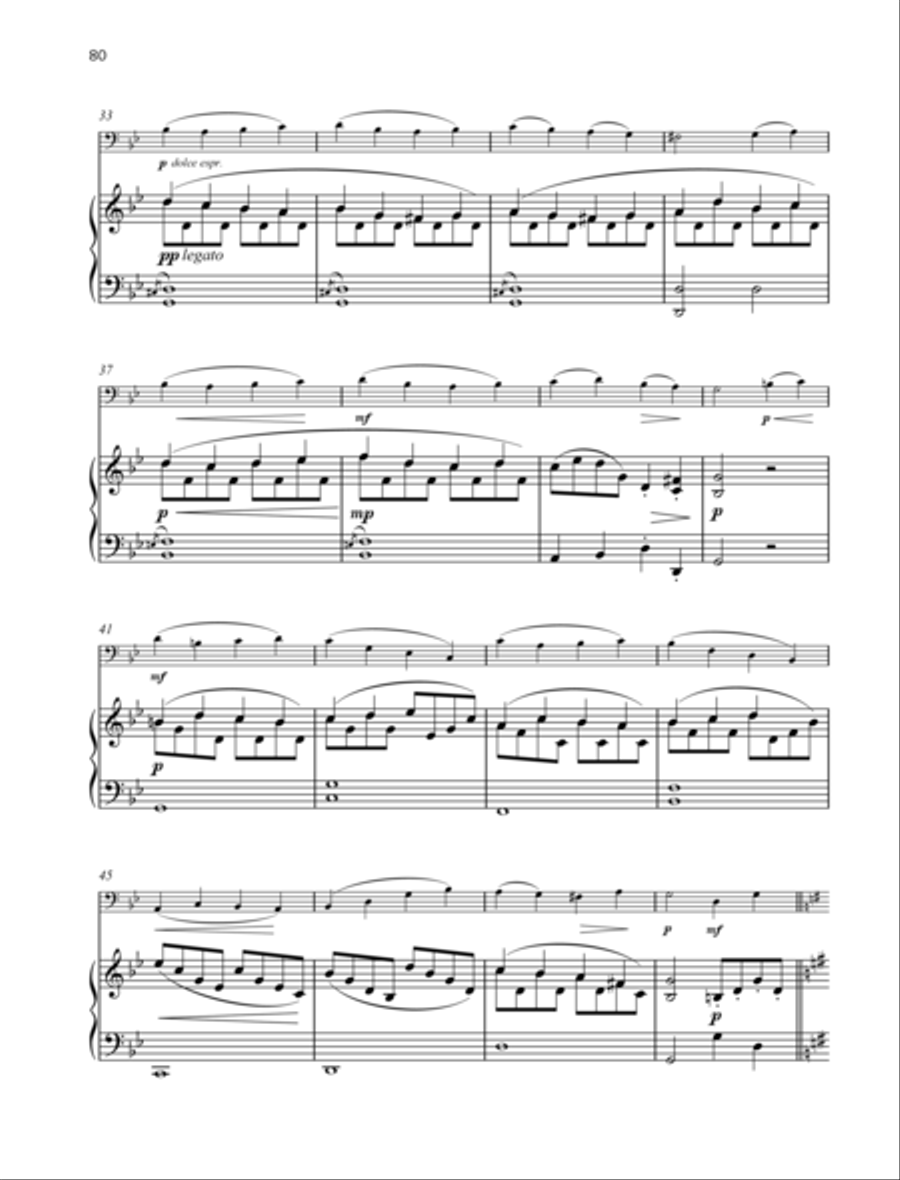 Gavotte Piano Accompaniment scores gallery preview page 3