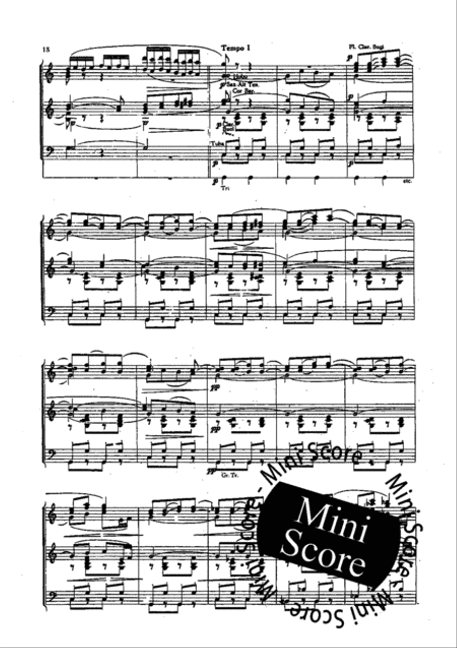Slavische Dansen no 1,6 en 8 Fanfare Band scores gallery preview page 20