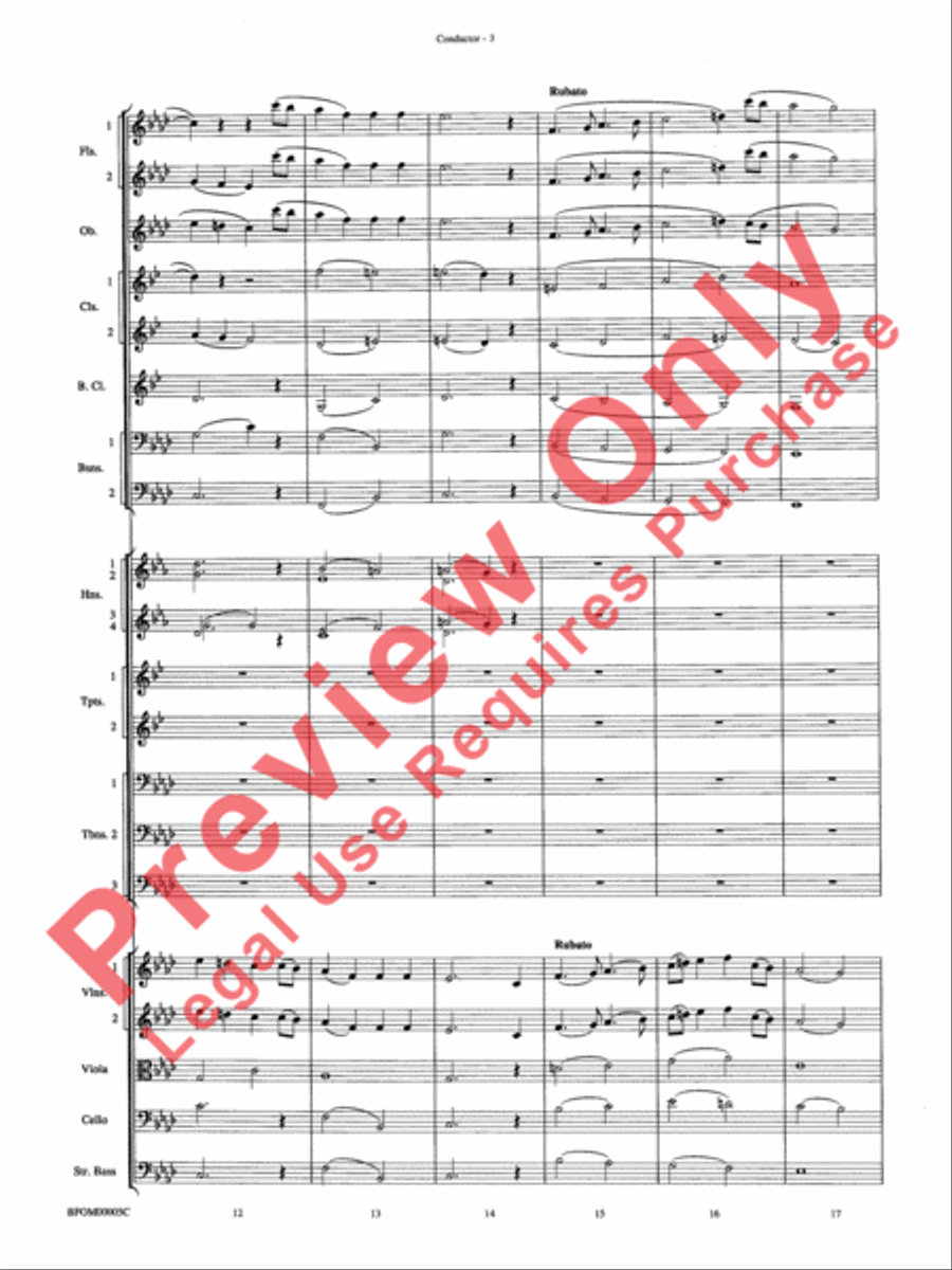 Song without Words Full Orchestra scores gallery preview page 5