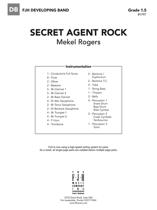 Secret Agent Rock: Score