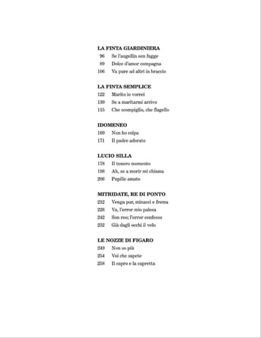 Mozart Opera Arias Mozart Opera Arias Mezzo-Soprano Voice scores gallery preview page 3