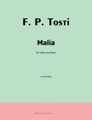 Malìa, by Tosti, in A flat Major