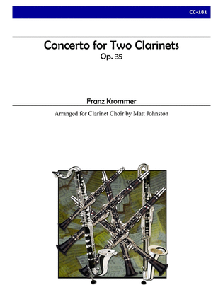 Concerto for Two Clarinets, Op. 35 for Clarinet Choir