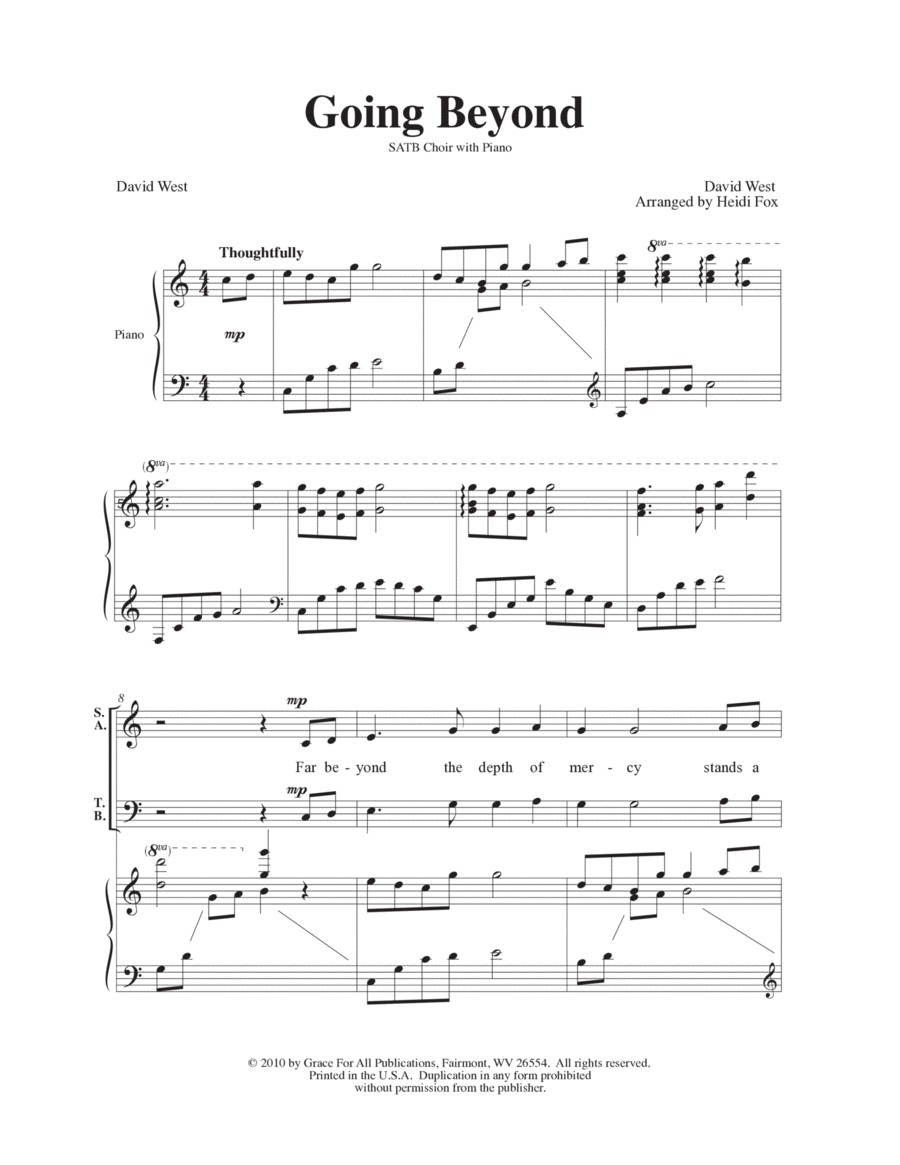 Going Beyond 4-Part scores gallery preview page 1