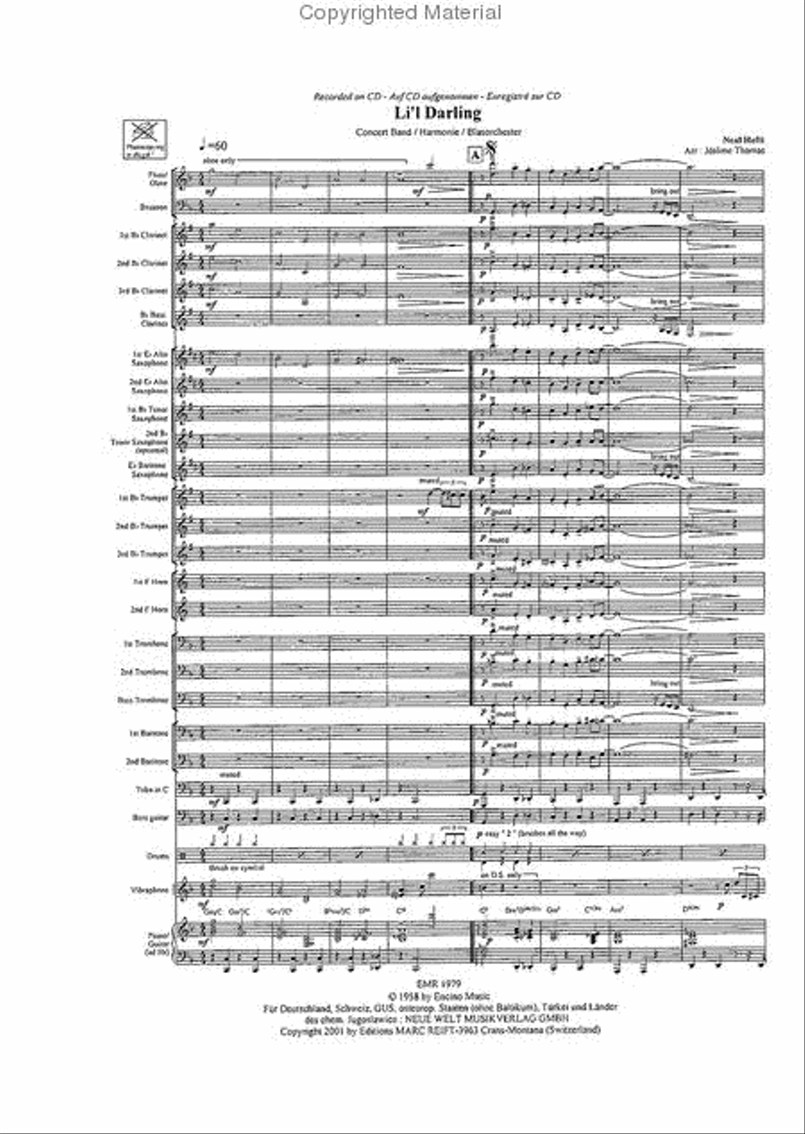 Li'l Darlin' Concert Band scores gallery preview page 3