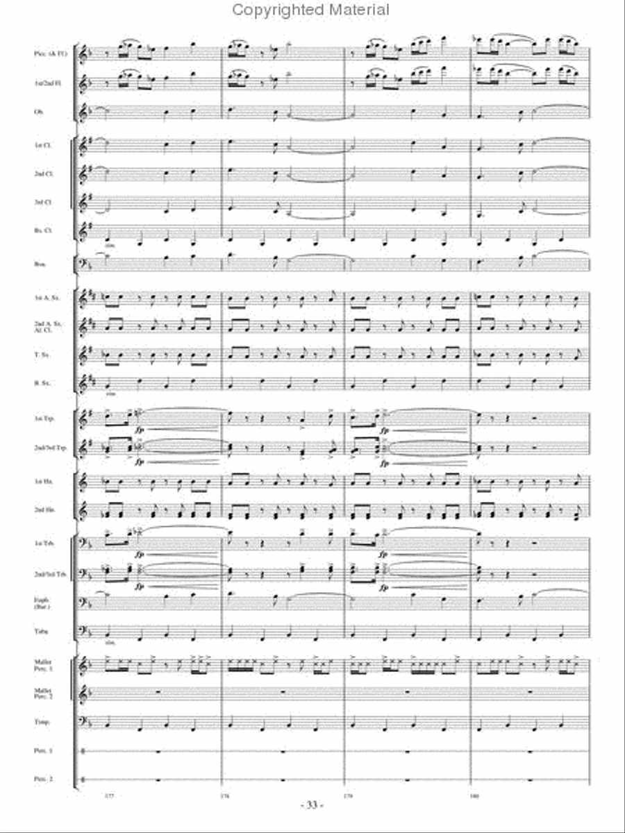 High Country Celebration High Country Celebration Concert Band scores gallery preview page 32