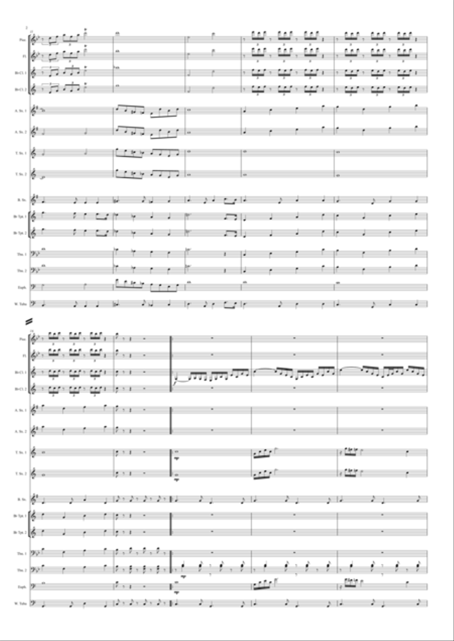 Clave de Fé Concert Band scores gallery preview page 3