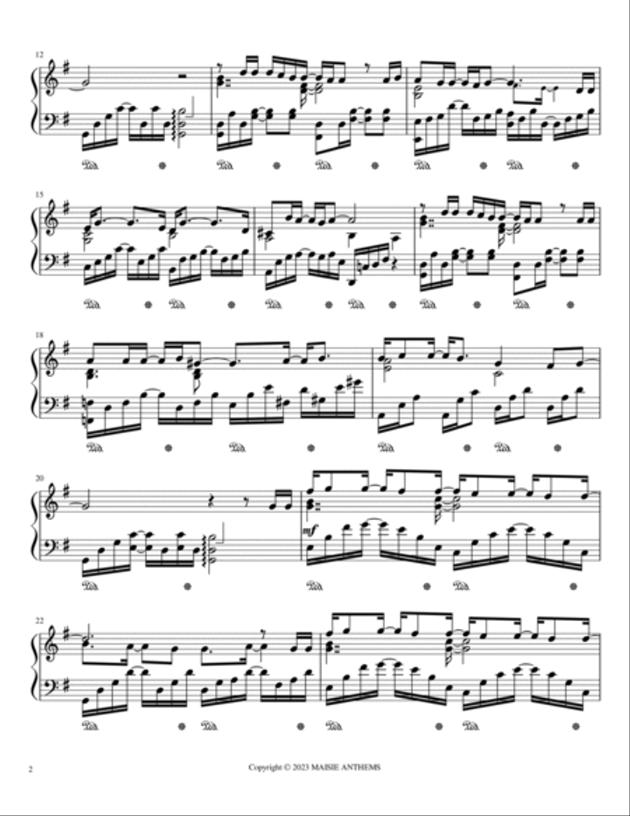 You Remember Piano Solo scores gallery preview page 2