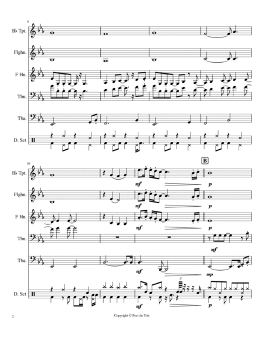 Ebony And Ivory Small Ensemble scores gallery preview page 2