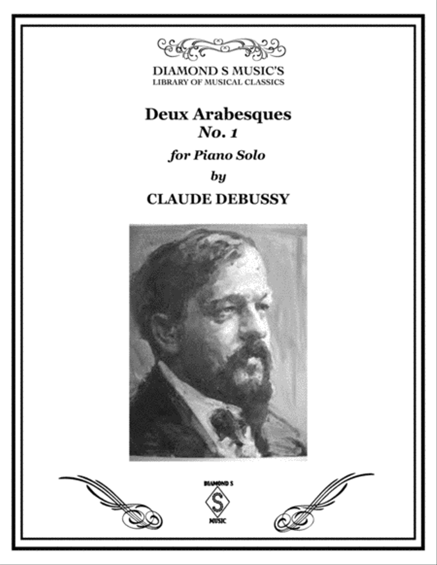ARABESQUE No.1 in E Major (from Deux Arabesques) by CLAUDE DEBUSSY for PIANO SOLO Piano Solo scores gallery preview page 2