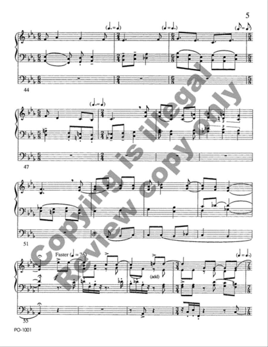 Veni Emmanuel Organ scores gallery preview page 6