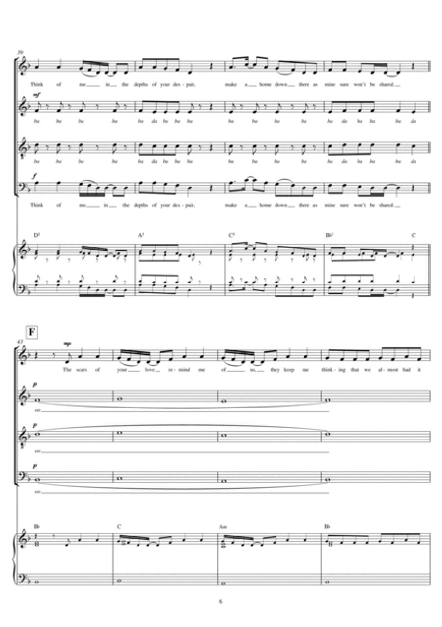 Rolling In The Deep (Arr. Gitika Partington) Choir scores gallery preview page 6