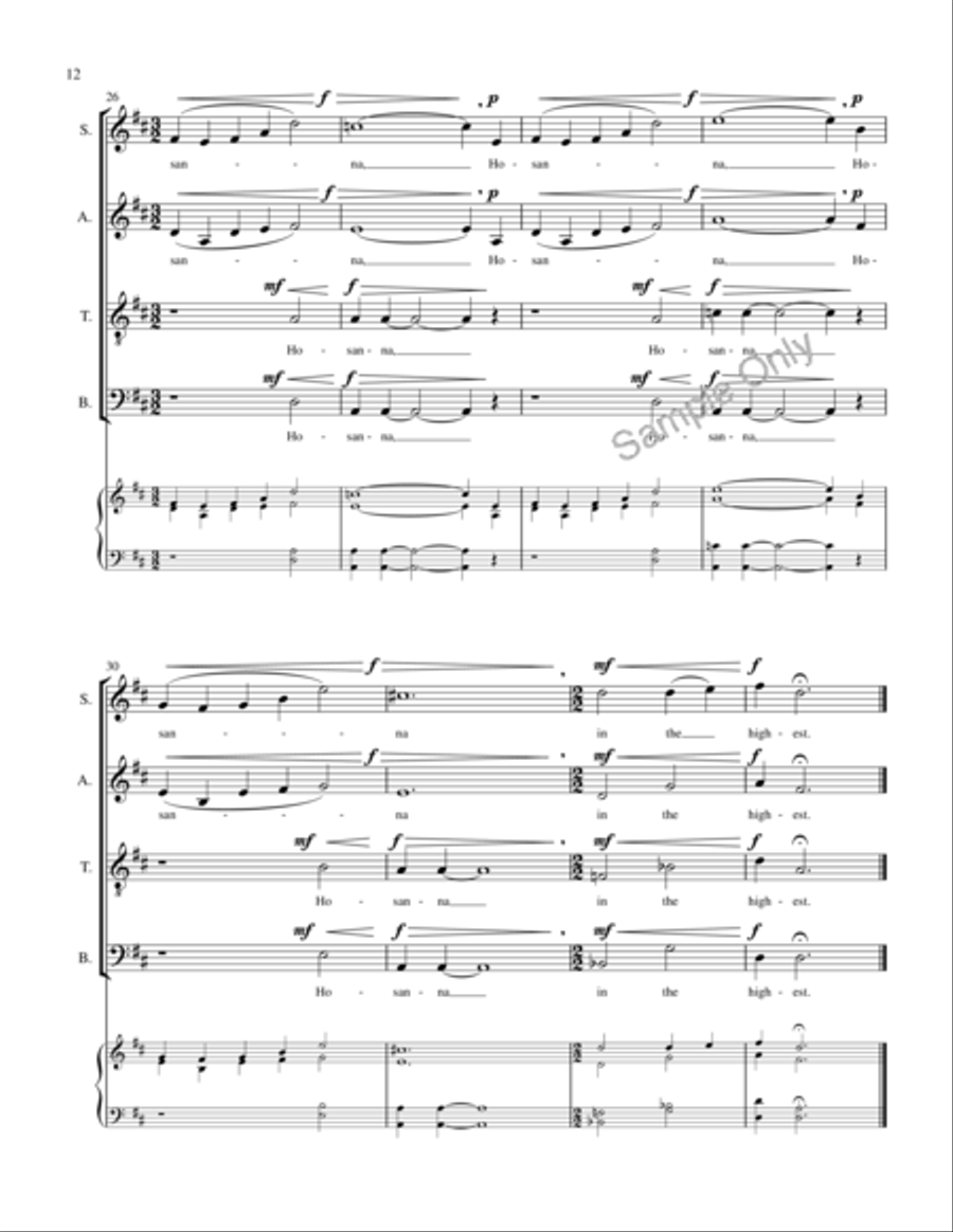 Mass Of St Mary's Mass Of St Mary's 4-Part scores gallery preview page 4