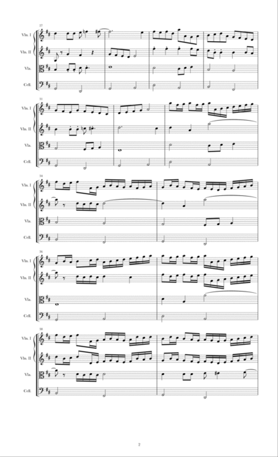 Hartford Canon Hartford Canon String Quartet scores gallery preview page 2