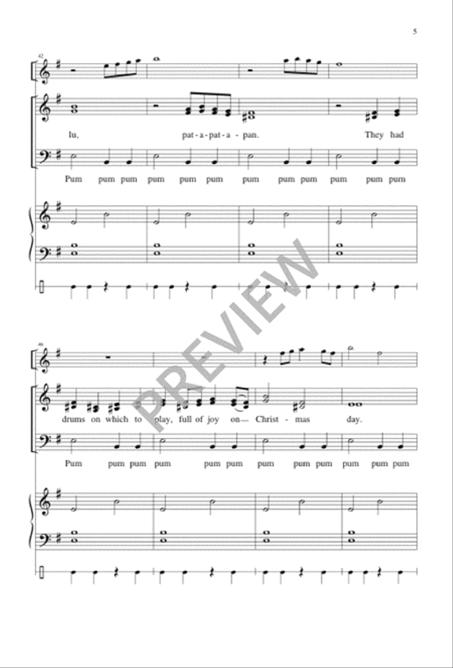 Pat-a-pan 3-Part scores gallery preview page 6