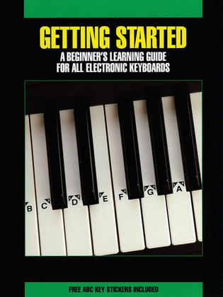 Book cover for Getting Started for All Electronic Keyboards
