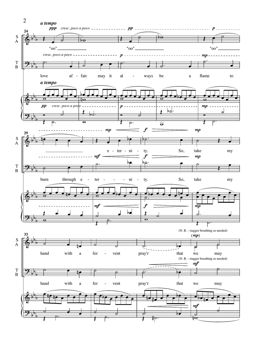 An Affair To Remember (our Love Affair) 4-Part scores gallery preview page 2