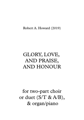 Glory, Love, and Praise, and Honour (SA version)