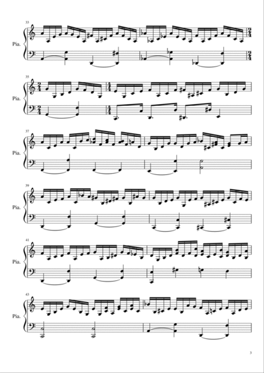 Spring time Piano Solo scores gallery preview page 3