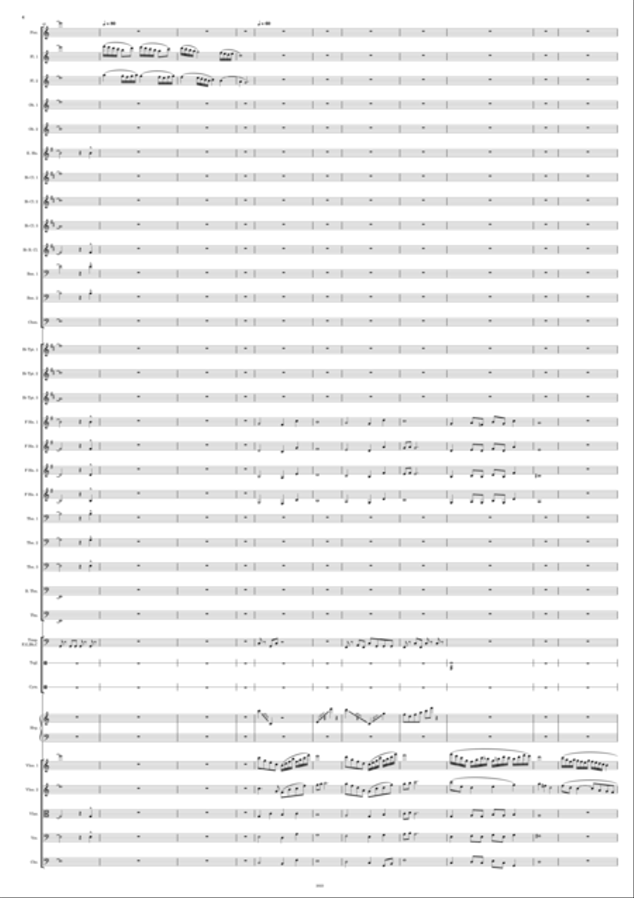 Across A Great Nation Full Orchestra scores gallery preview page 4