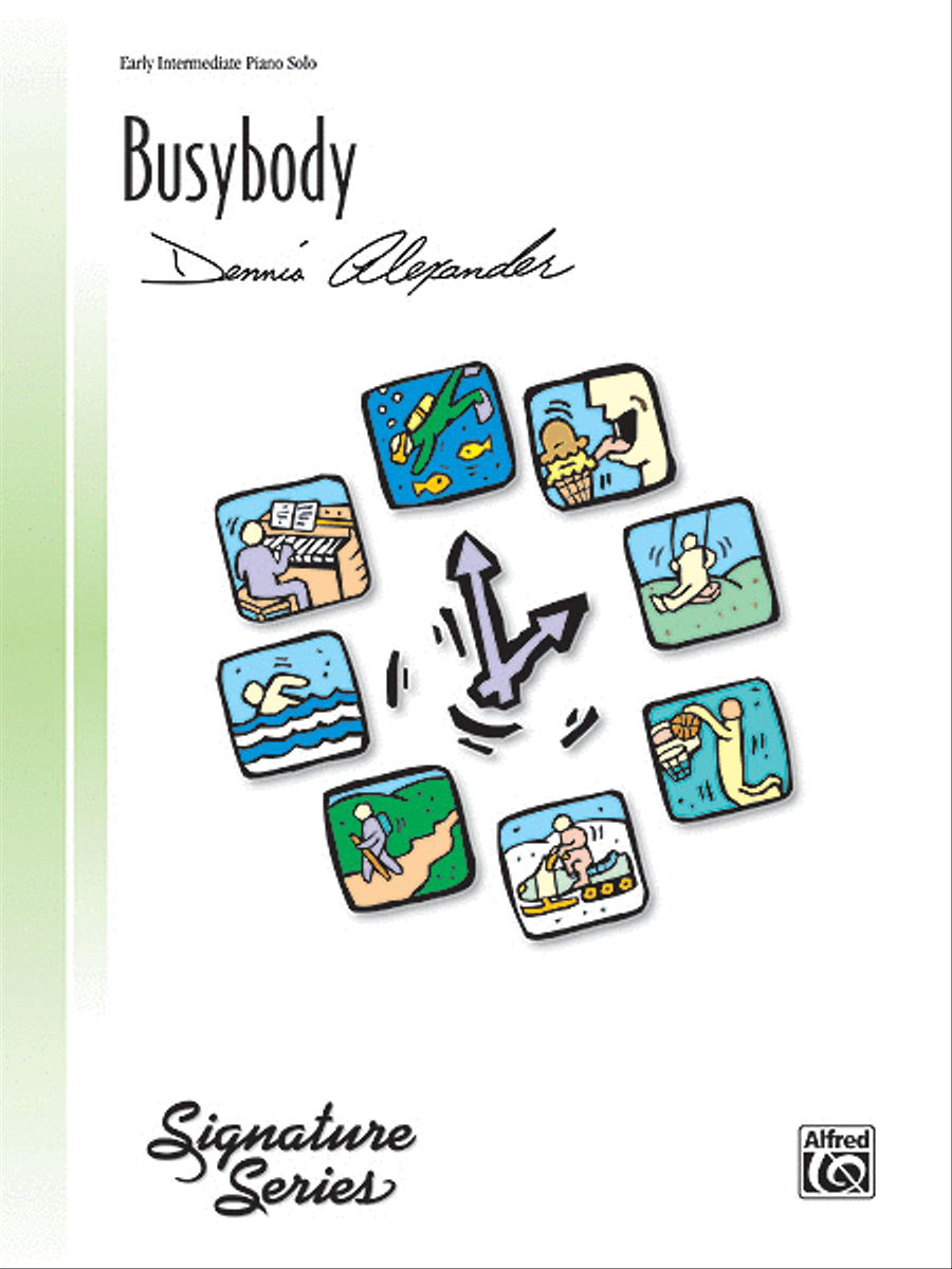 Busybody Piano Solo scores gallery preview page 1