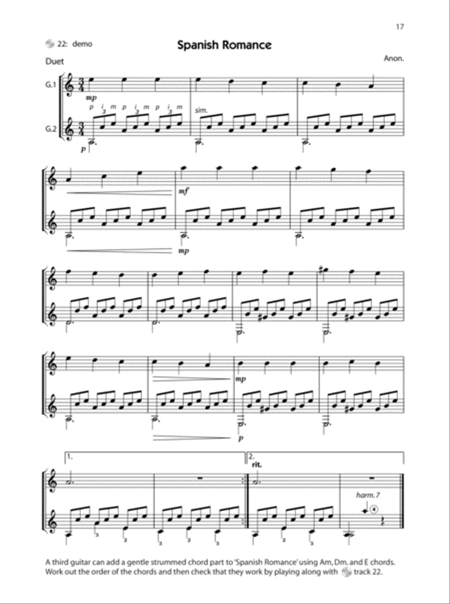 Enjoy Playing Guitar Tutor Book 2 + CD Acoustic Guitar scores gallery preview page 5