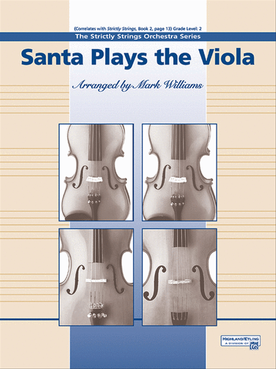 Santa Plays the Viola String Orchestra scores gallery preview page 1