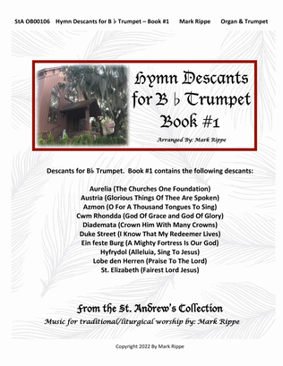 Book cover for Hymn Descants for Bb Trumpet - Book 1 (StA OB00106)