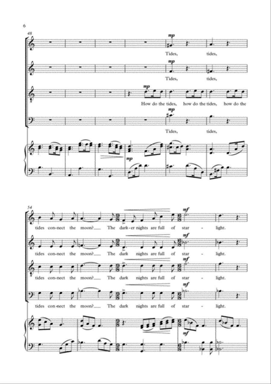 Searching Space 4-Part scores gallery preview page 6
