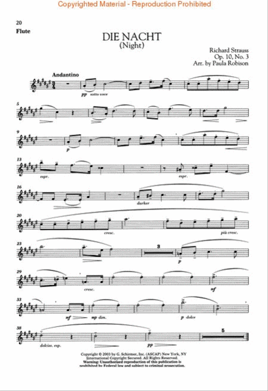 To a Wild Rose Flute Solo scores gallery preview page 4