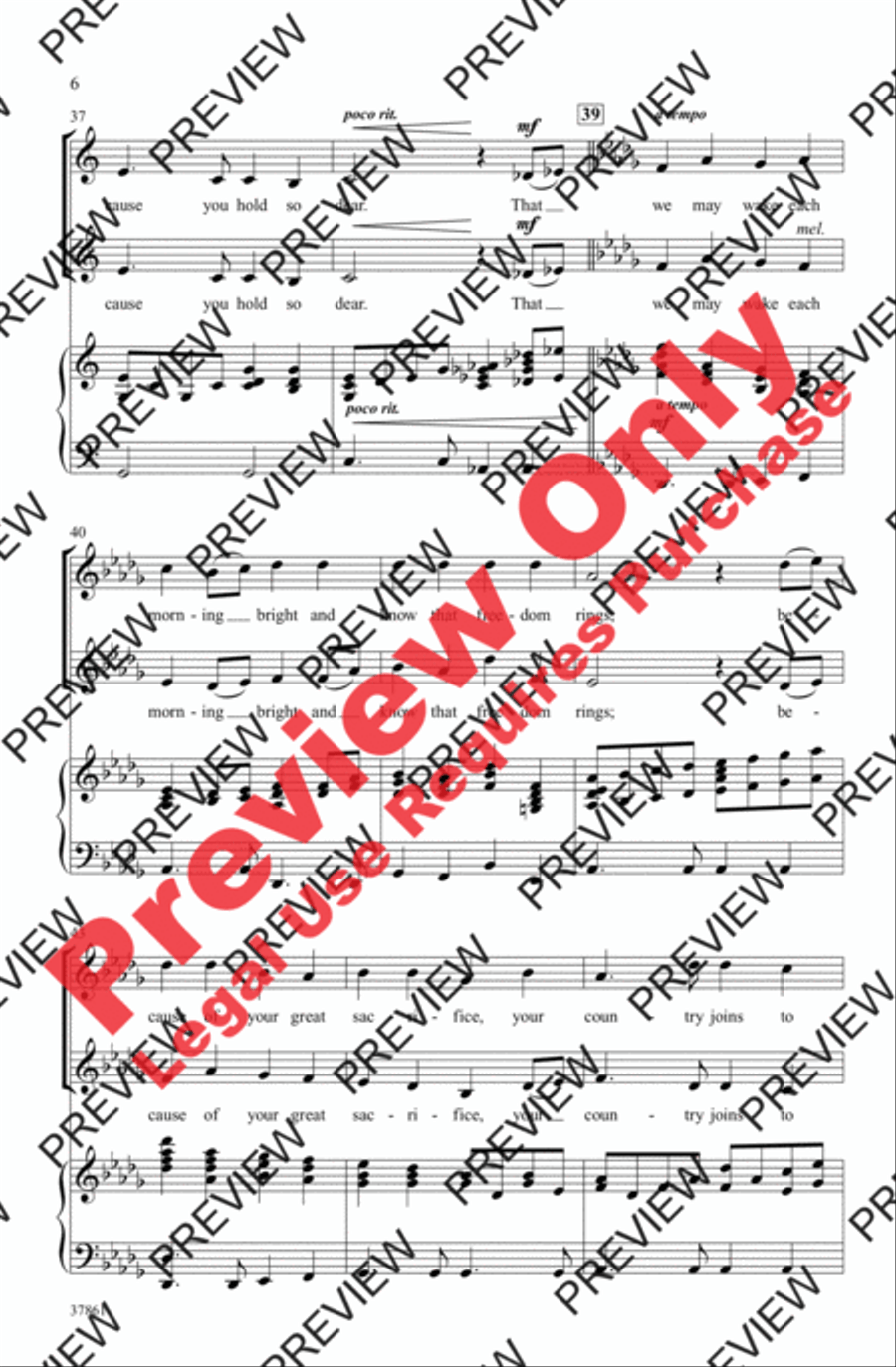 Thank You, Soldiers 2-Part scores gallery preview page 6
