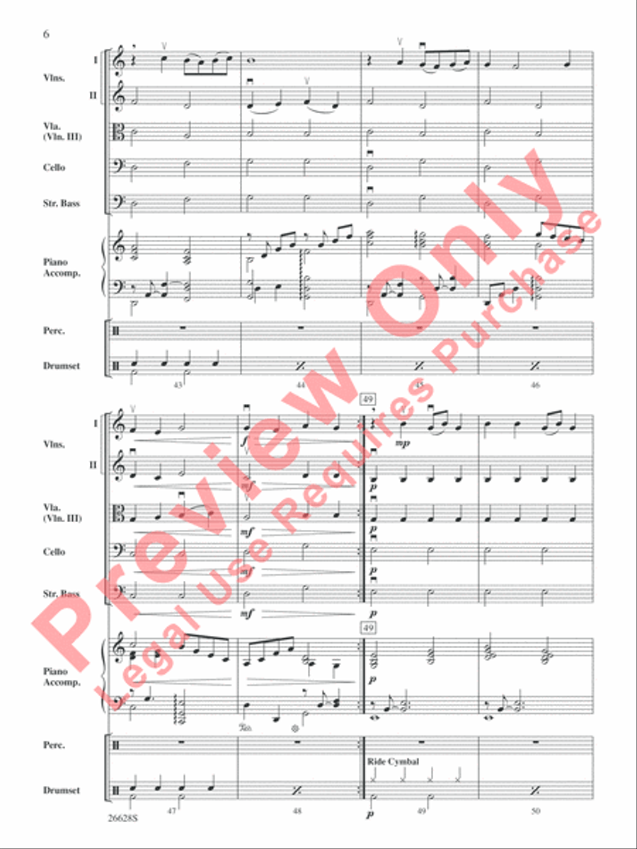 Looney Tunes String Orchestra scores gallery preview page 7