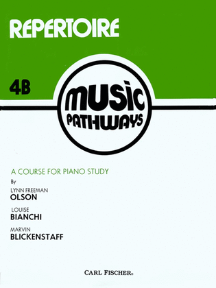 Book cover for Music Pathways - Repertoire 4B