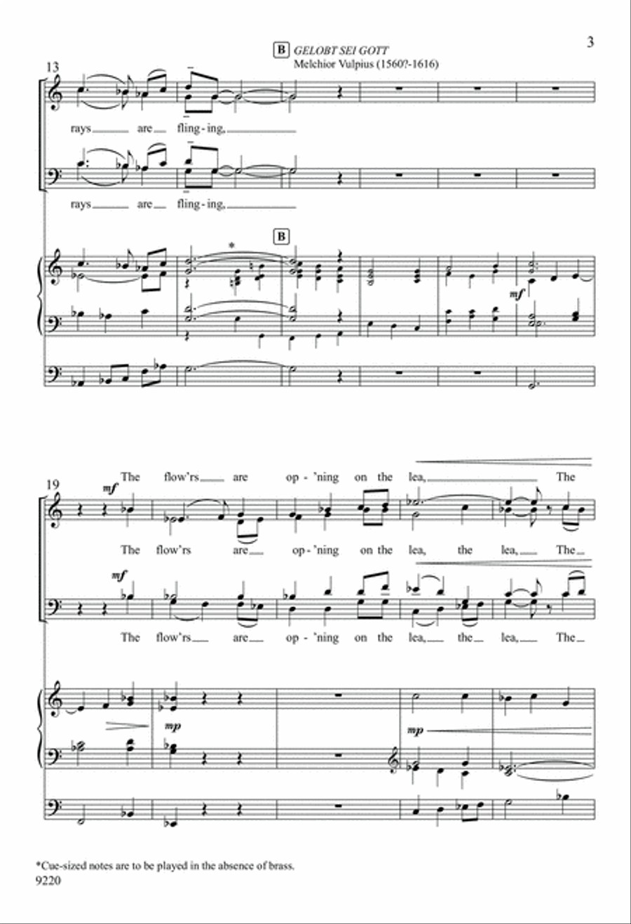 Easter Hymn 4-Part scores gallery preview page 3
