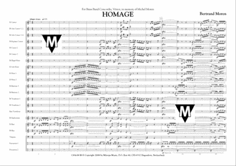 Homage Brass Band scores gallery preview page 2