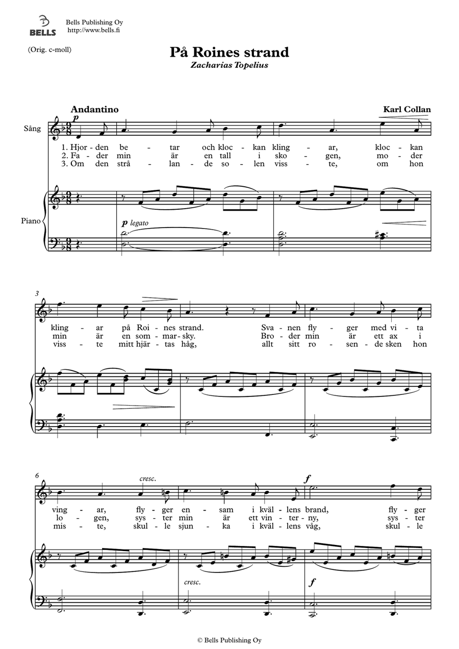 Pa Roines strand (D minor)