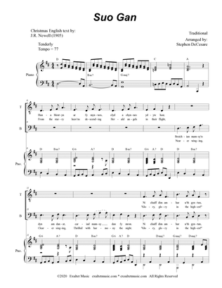 Suo Gan (2-part choir - (TB)